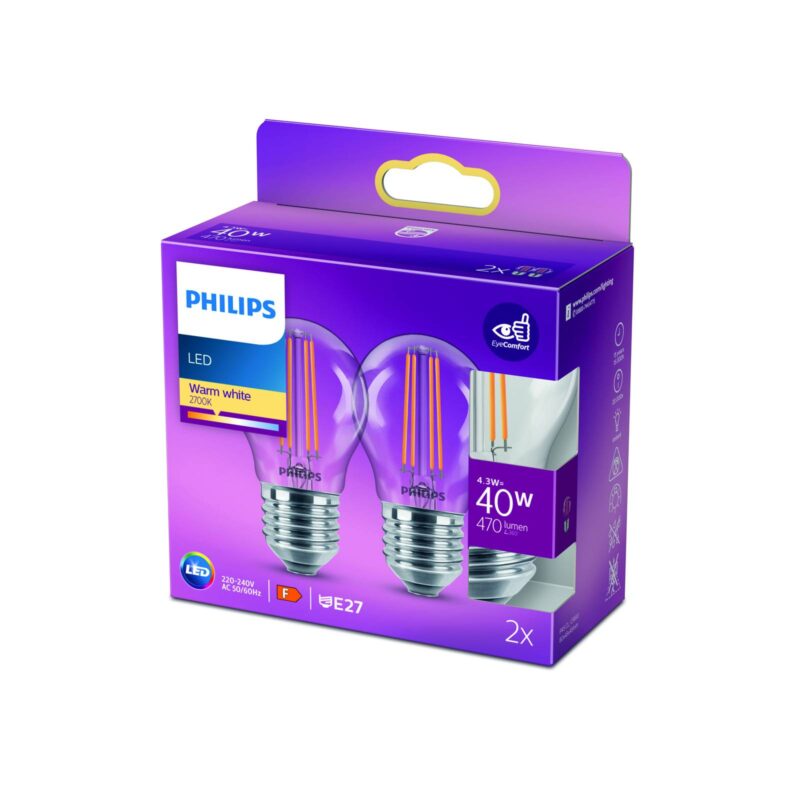 Levné svítidlo od značky Philips  sklo