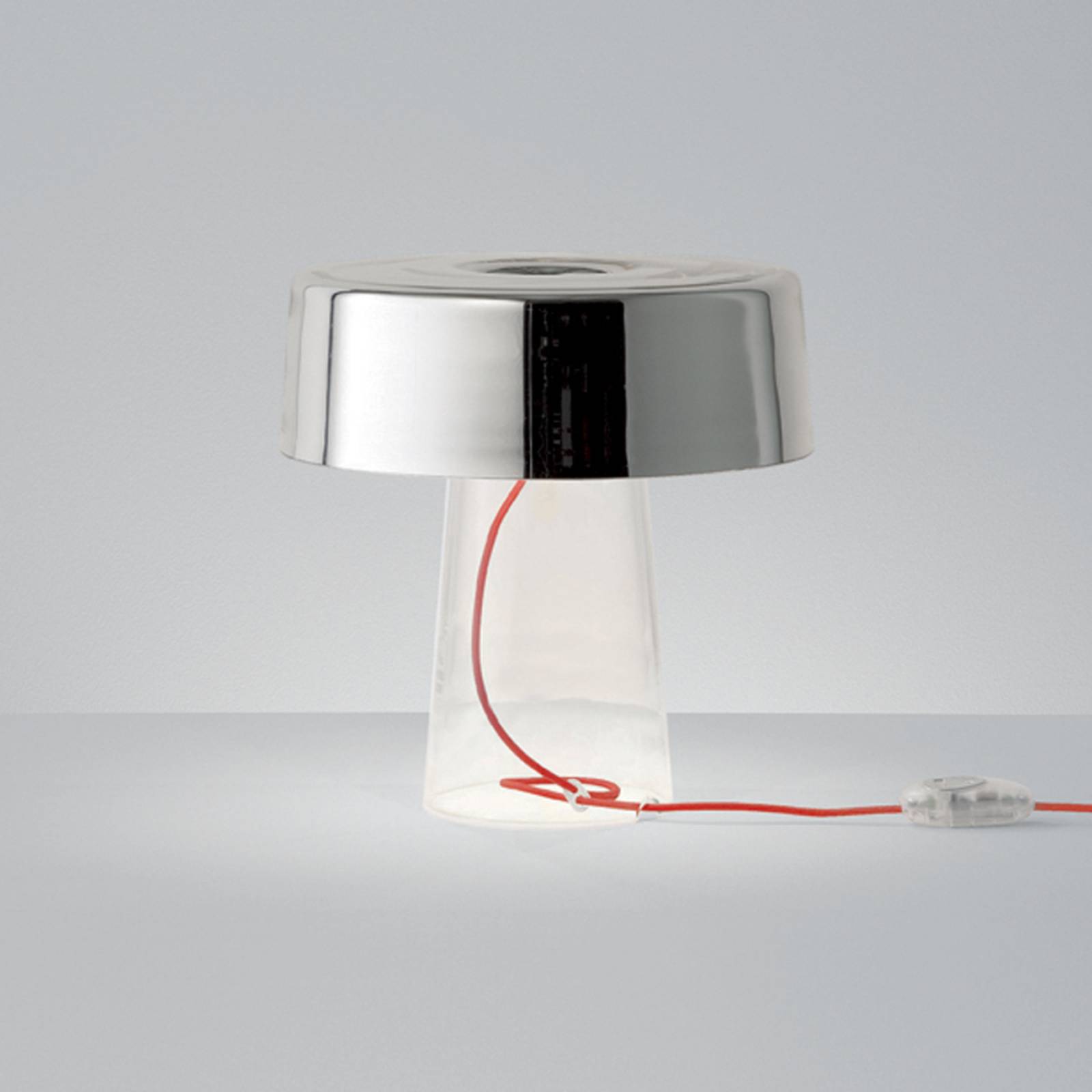 Levné světlo Prandina Stolní lampa Glam 36 cm čirá/zrcadlová Levné svítidlo od značky Prandina průhledné/zrcadlové Sklo foukané do úst