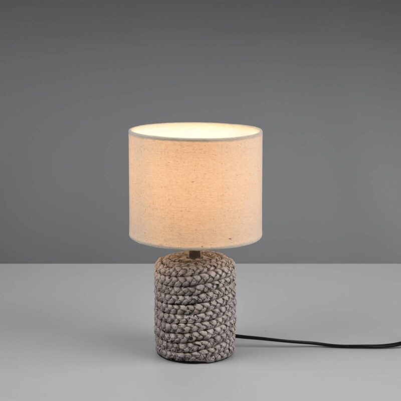 Levné svítidlo od značky Reality Leuchten šedá/bílá Keramika/textil