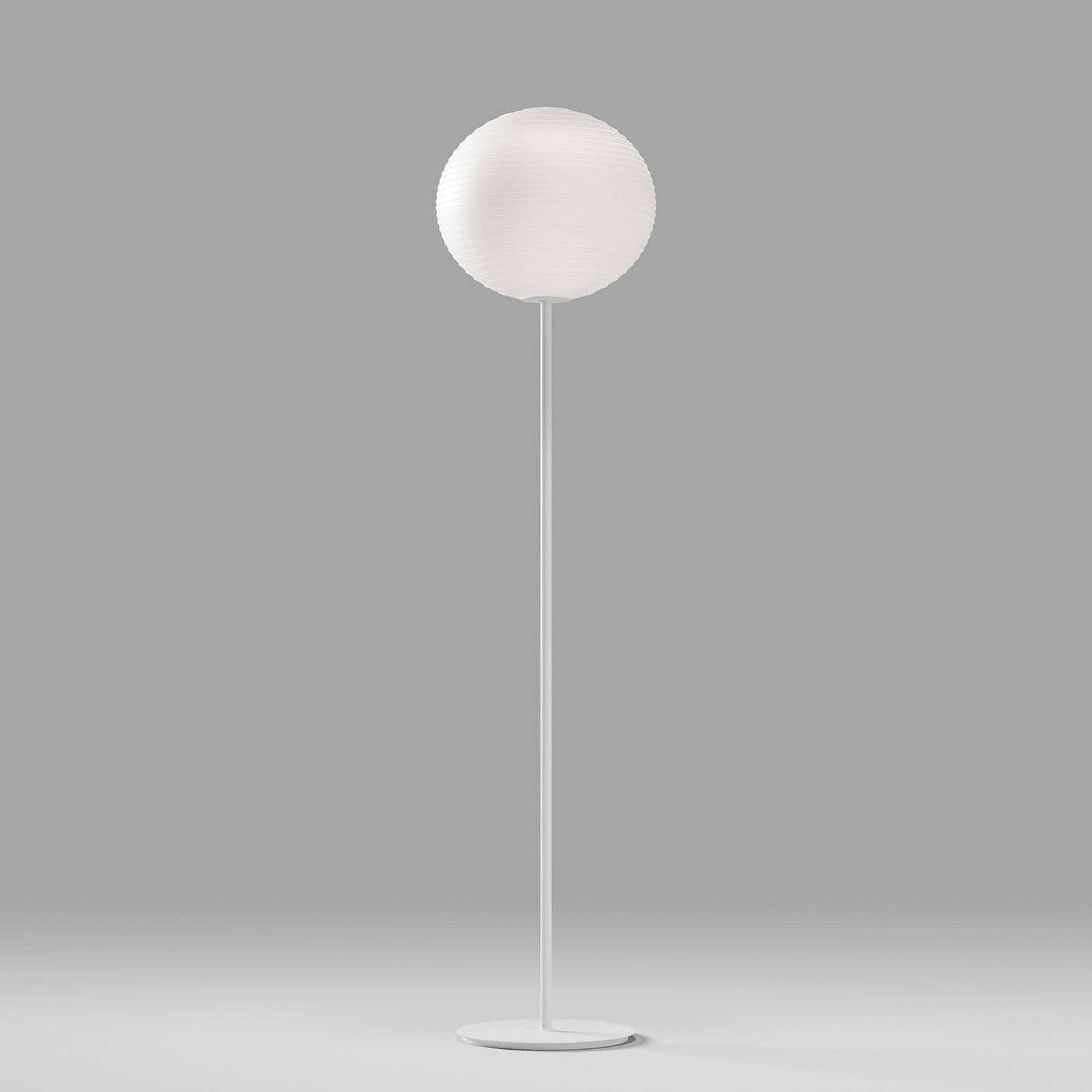Levné světlo Rotaliana Flow Glass F1 stojací lampa Ø 43 cm Levné svítidlo od značky Rotaliana bílý matný Ocel/sklo