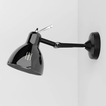 Levné svítidlo od značky Rotaliana černý metalíza/kouřově šedý lesklý hliník/sklo