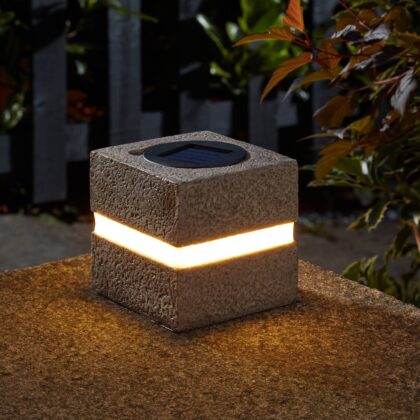 Levné svítidlo od značky SMART GARDEN žula/bílá plast