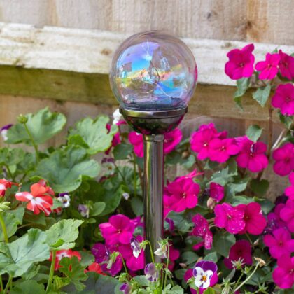 Levné svítidlo od značky SMART GARDEN černá/transparentní nerezová ocel/plast/sklo