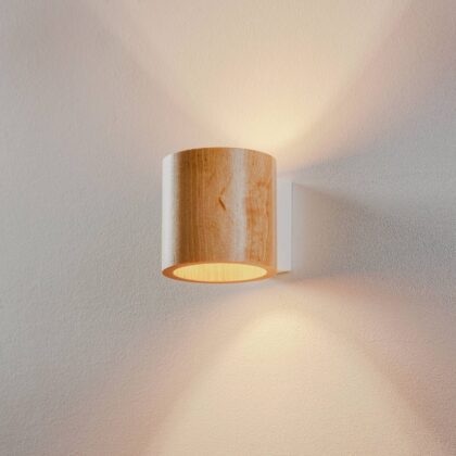 Levné svítidlo od značky SOLLUX LIGHTING světlé dřevo Dřevo