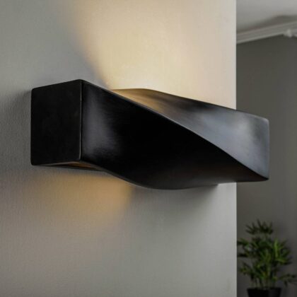Levné svítidlo od značky SOLLUX LIGHTING černá keramika/sklo
