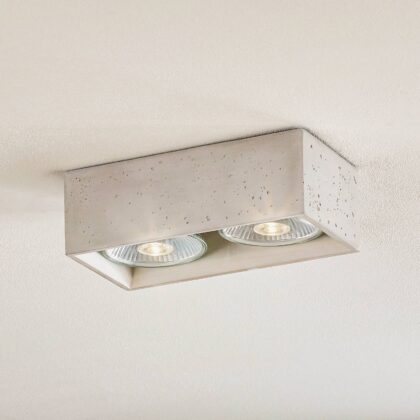 Levné svítidlo od značky SOLLUX LIGHTING betonově šedá beton