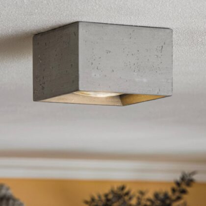 Levné svítidlo od značky SOLLUX LIGHTING betonově šedá beton