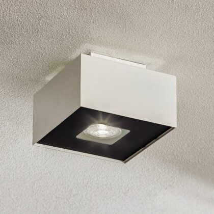 Levné svítidlo od značky SOLLUX LIGHTING bílý/černý ocel