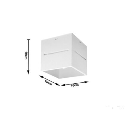 Levné svítidlo od značky SOLLUX LIGHTING bílé hliník
