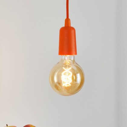 Levné svítidlo od značky SOLLUX LIGHTING oranžová plast PVC