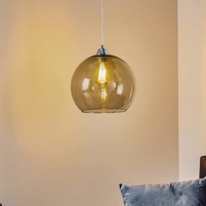 Levné svítidlo od značky SOLLUX LIGHTING grafitově šedý transparentní/chrom sklo/ocel