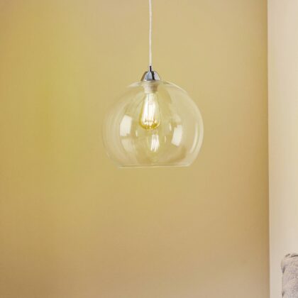 Levné svítidlo od značky SOLLUX LIGHTING průhledná/chrom sklo/ocel