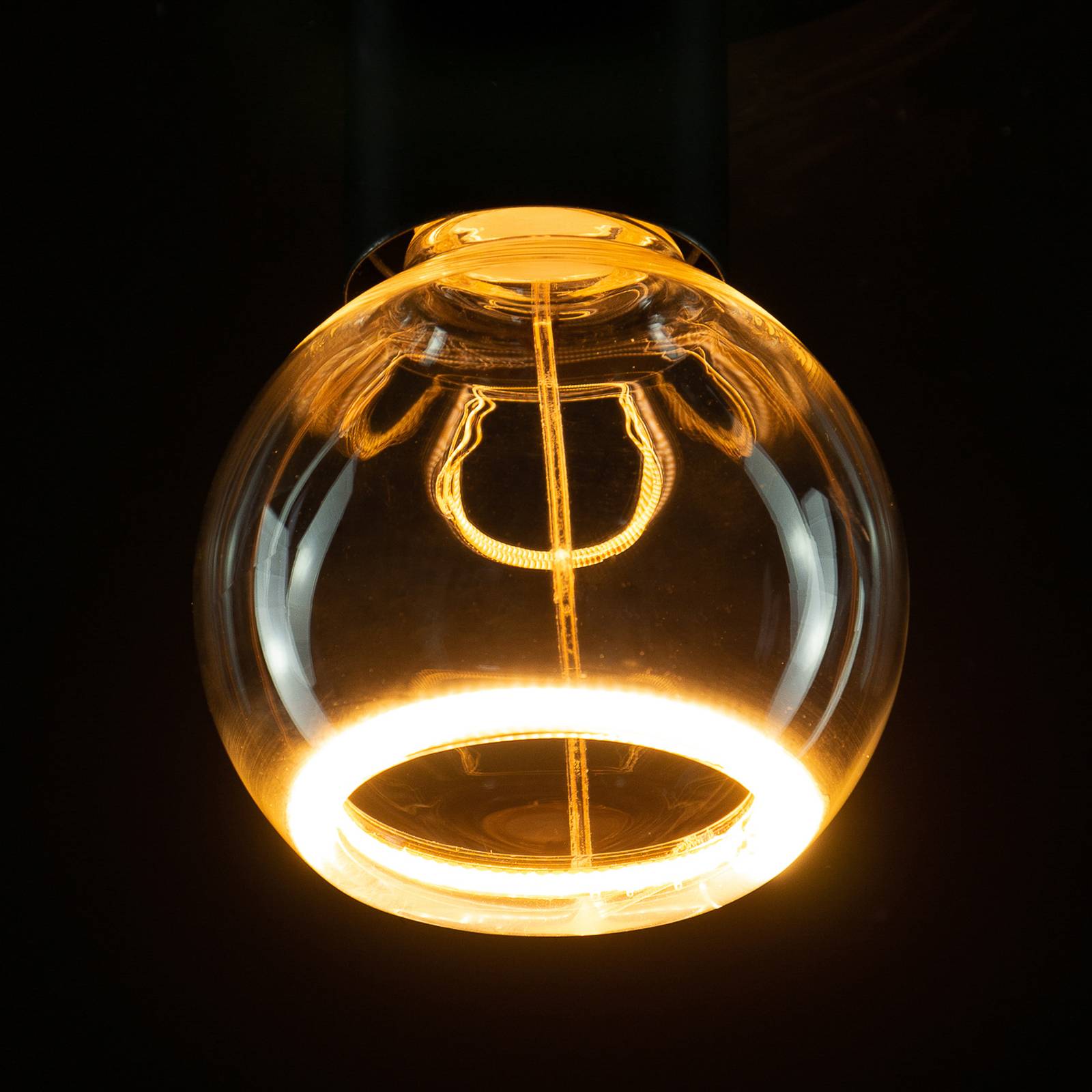 Levné světlo Segula SEGULA LED floating globe G80 E27 4W čirá Levné svítidlo od značky Segula čirá sklo/kov
