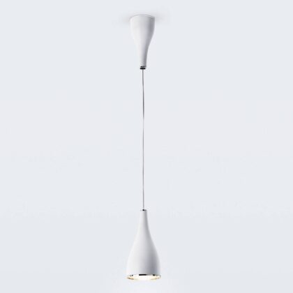 Levné svítidlo od značky Serien Lighting bílá/nikl hliník lakovaný/ocel poniklovaná