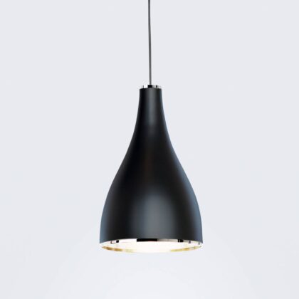 Levné svítidlo od značky Serien Lighting černá/ocel niklovaná hliník/ocel