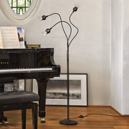 Levné svítidlo od značky Serien Lighting černá/černofialová kov/bimetal/sklo