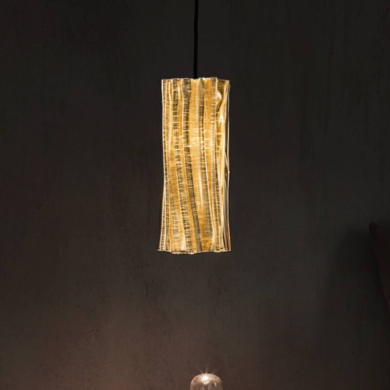 Levné svítidlo od značky Slamp zlatá/černá Lentiflex®/Goldflex®
