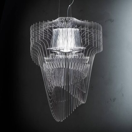 Levné svítidlo od značky Slamp transparentní Lentiflex®/Cristalflex®