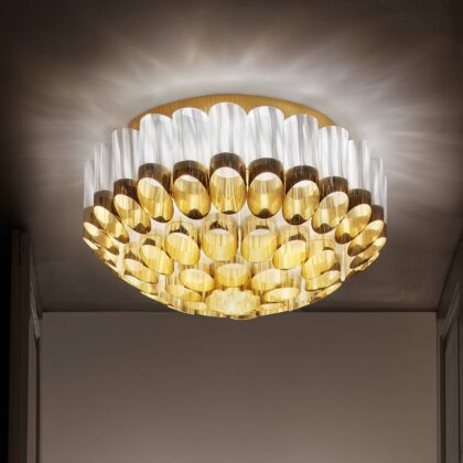 Levné svítidlo od značky Slamp zlato Lentiflex®/Goldflex®