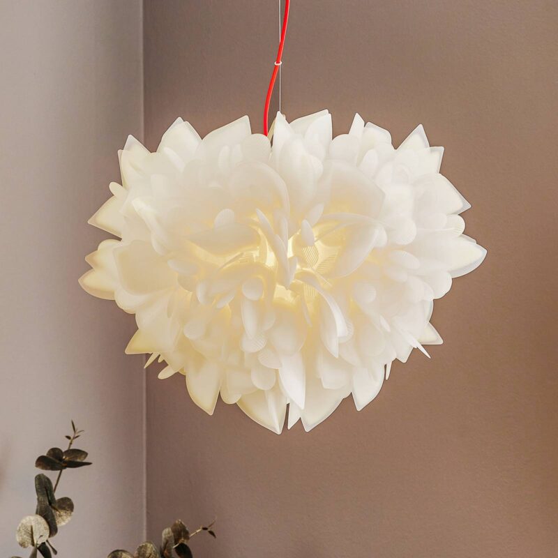 Levné svítidlo od značky Slamp bílá/červená Opalflex® (plast)