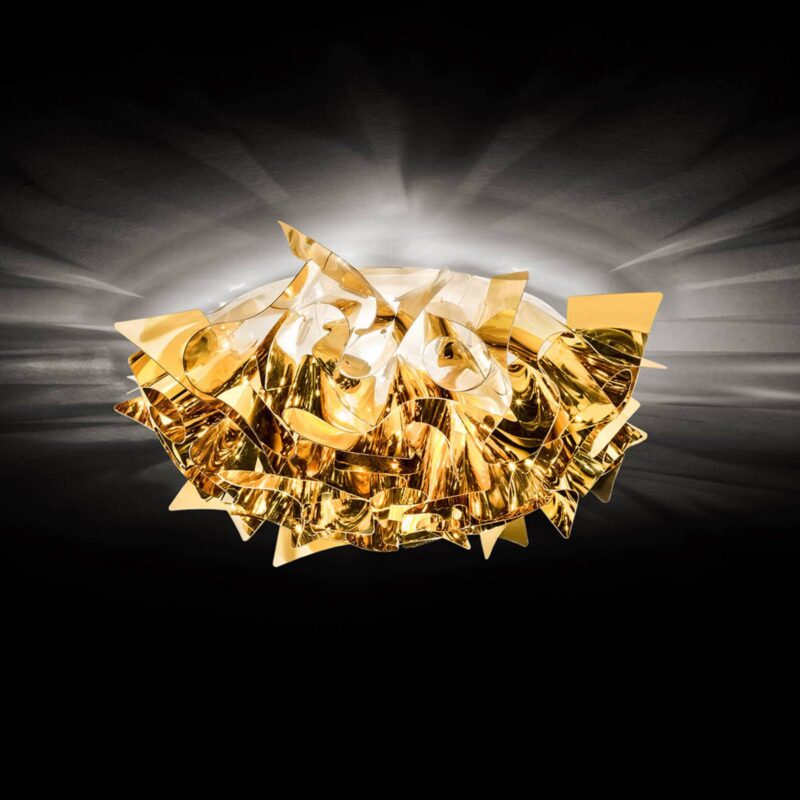 Levné svítidlo od značky Slamp zlatá Goldflex®
