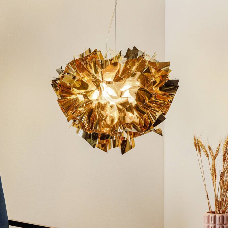 Levné svítidlo od značky Slamp zlatá Goldflex®