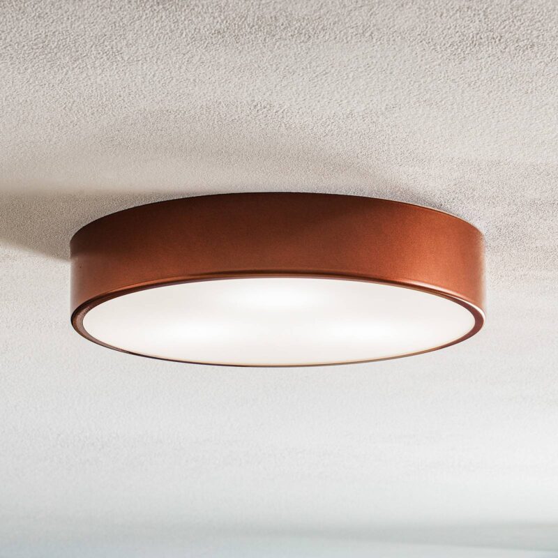 Levné svítidlo od značky TEMAR LIGHTING měď ocel/sklo
