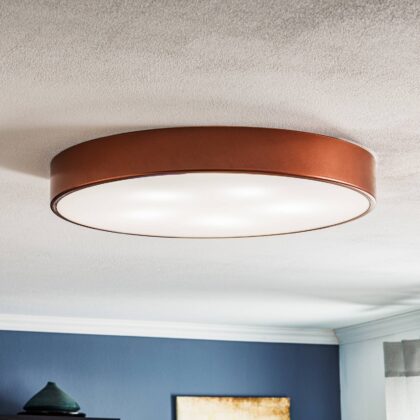 Levné svítidlo od značky TEMAR LIGHTING měď ocel/sklo