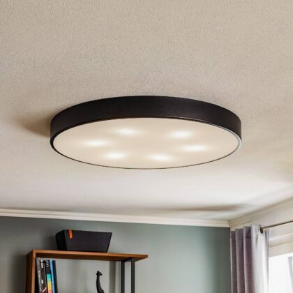Levné svítidlo od značky TEMAR LIGHTING černá ocel/sklo
