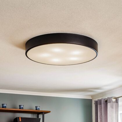 Levné svítidlo od značky TEMAR LIGHTING černá/bílá ocel/sklo