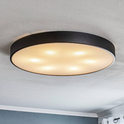 Levné svítidlo od značky TEMAR LIGHTING černá/bílá ocel/sklo