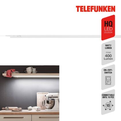 Levné svítidlo od značky Telefunken bílá Plastové