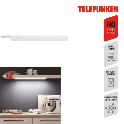 Levné svítidlo od značky Telefunken bílá Plastové