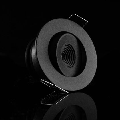 Levné svítidlo od značky The Light Group černá Hliník