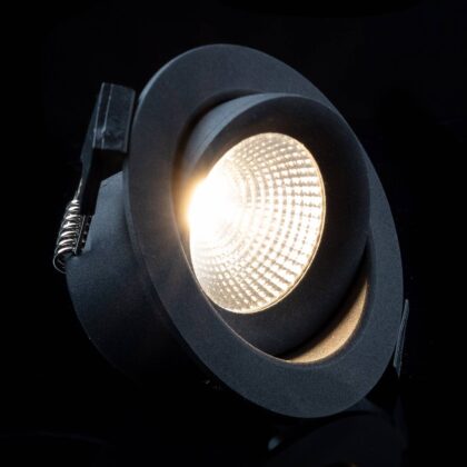 Levné svítidlo od značky The Light Group černá Hliník