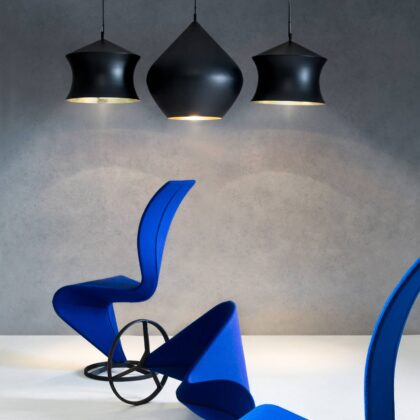 Levné svítidlo od značky Tom Dixon černá/zlatá mosaz