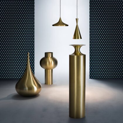 Levné svítidlo od značky Tom Dixon mosaz mosaz