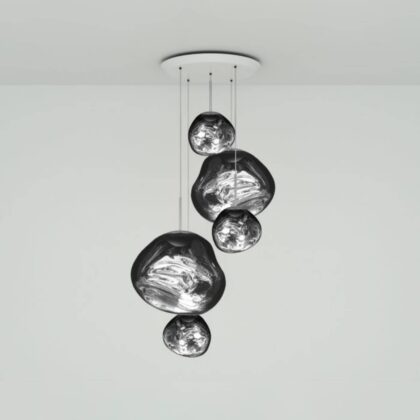 Levné svítidlo od značky Tom Dixon chrom/černá Polykarbonát