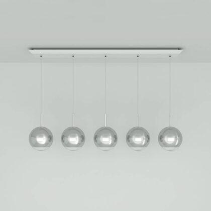 Levné svítidlo od značky Tom Dixon chrom/transparentní polykarbonát
