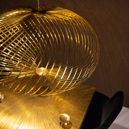 Levné svítidlo od značky Tom Dixon mosaz nerezová ocel