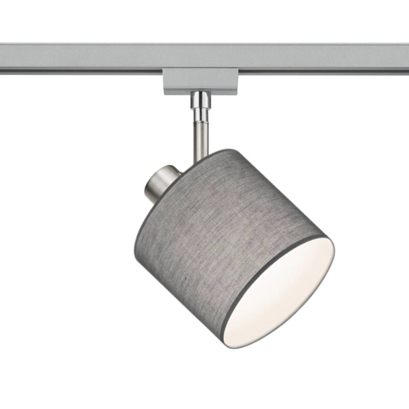 Levné svítidlo od značky Trio Lighting šedá textil/kov