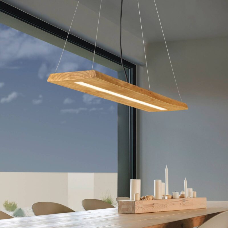 Levné svítidlo od značky Trio Lighting světlé dřevo Dřevo