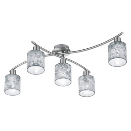 Levné svítidlo od značky Trio Lighting niklová matná/stříbrná kov/plast