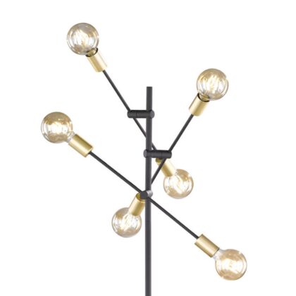 Levné svítidlo od značky Trio Lighting černá matná/zlatá kov