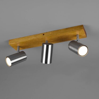 Levné svítidlo od značky Trio Lighting světle hnědá/nikl matný kov