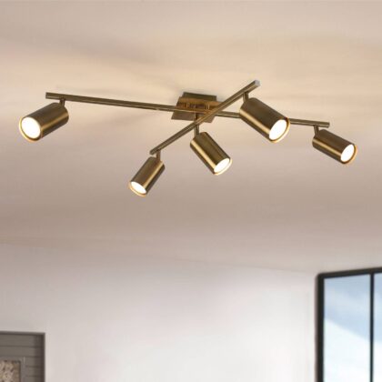 Levné svítidlo od značky Trio Lighting starožitná mosaz kov